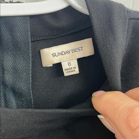 Sunday Best Little Black Dress, Short Sleeve - Picture 3 of 7